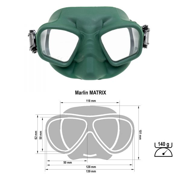Marlin Matrix Green Mask