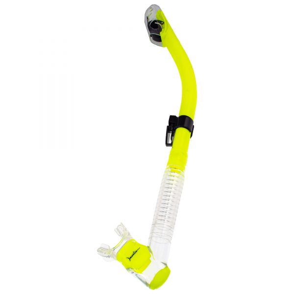 Marlin Dry Lux Neon yellow/transparent Snorkel